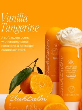 Bushbalm Vanilla Tangerine Shave Jelly